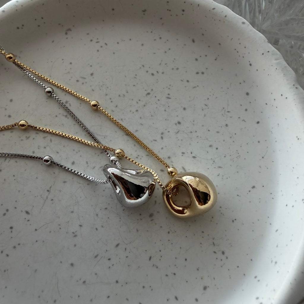 Teardrop Nugget Necklace