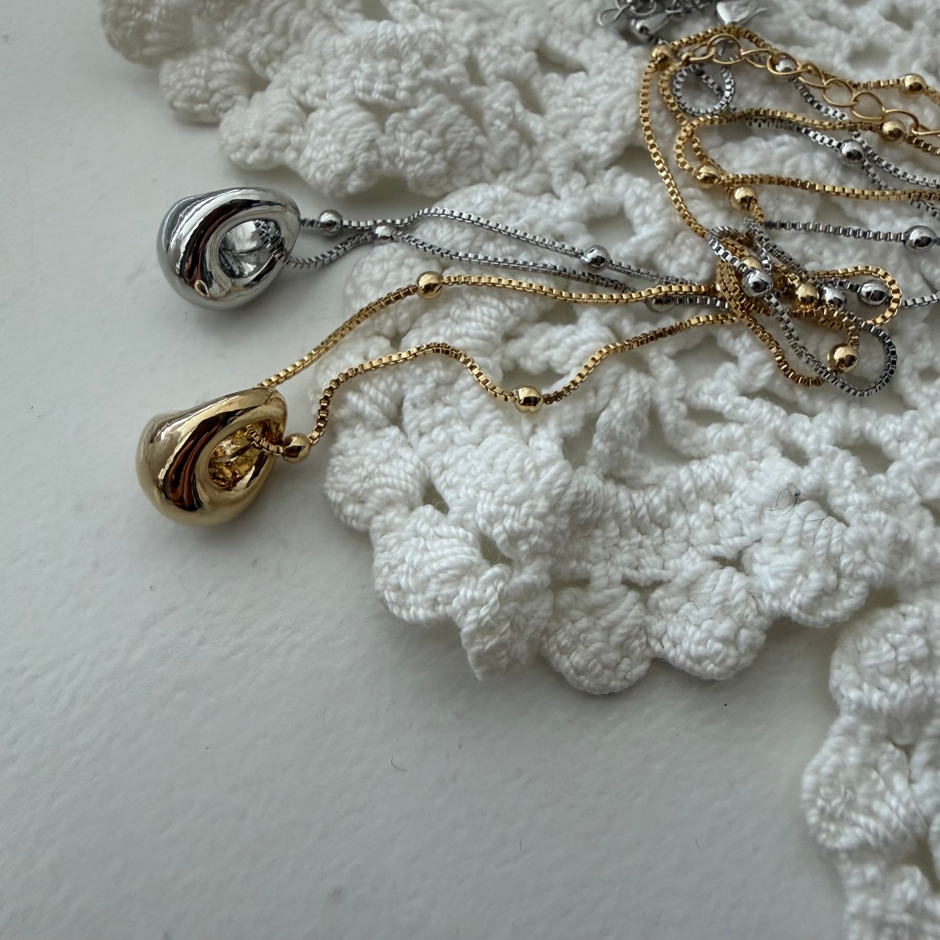 Teardrop Nugget Necklace