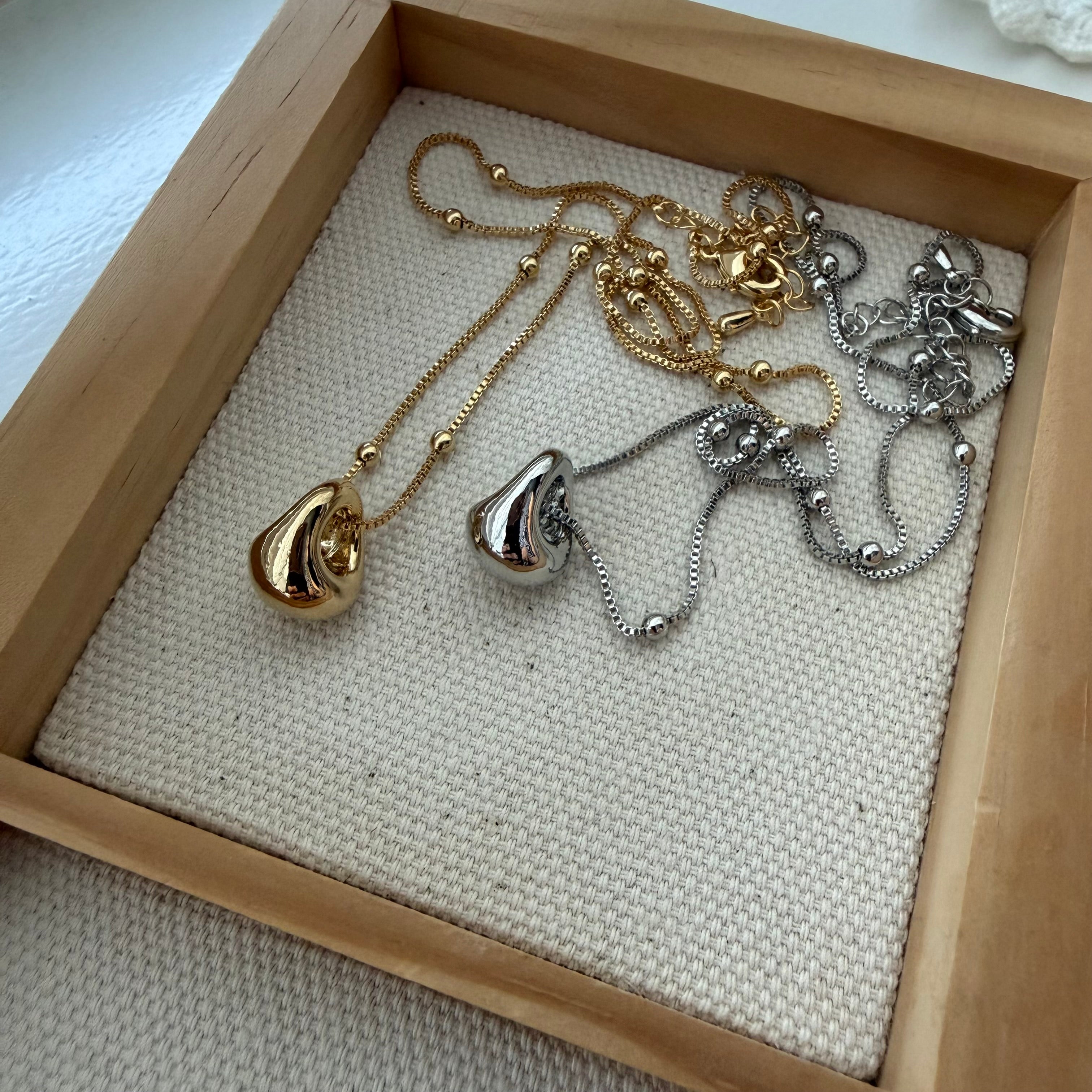 Teardrop Nugget Necklace