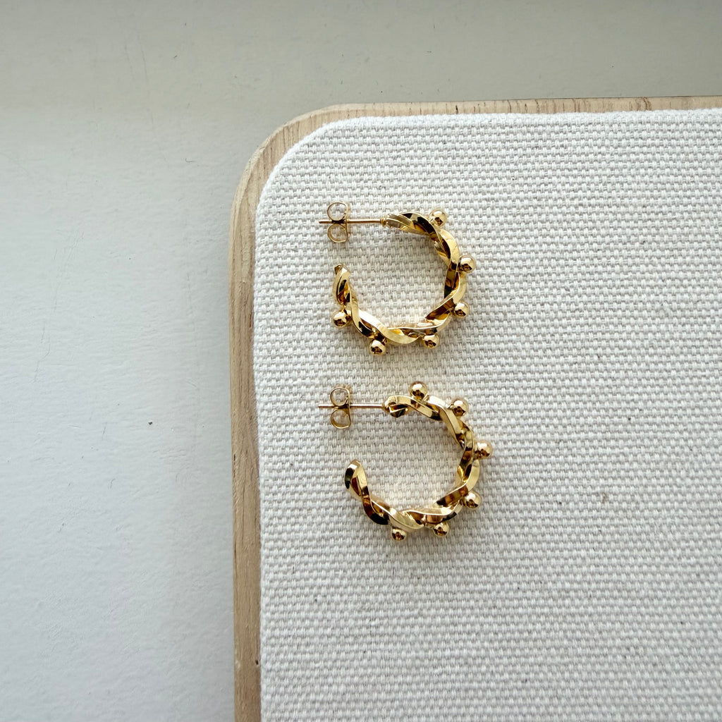 Dotty Mayhem Hoop Earrings