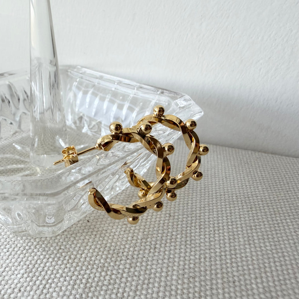 Dotty Mayhem Hoop Earrings