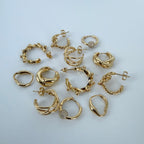 Open Line Hoop Earrings