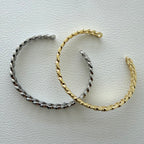 Chain Link CZ Cuff Bracelet