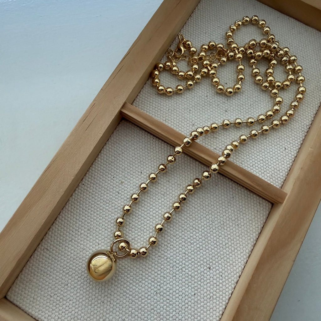 Classic Bead Ball (Long) Necklace
