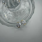 Cubic Zirconia Swaddle Stud Earrings 10mm