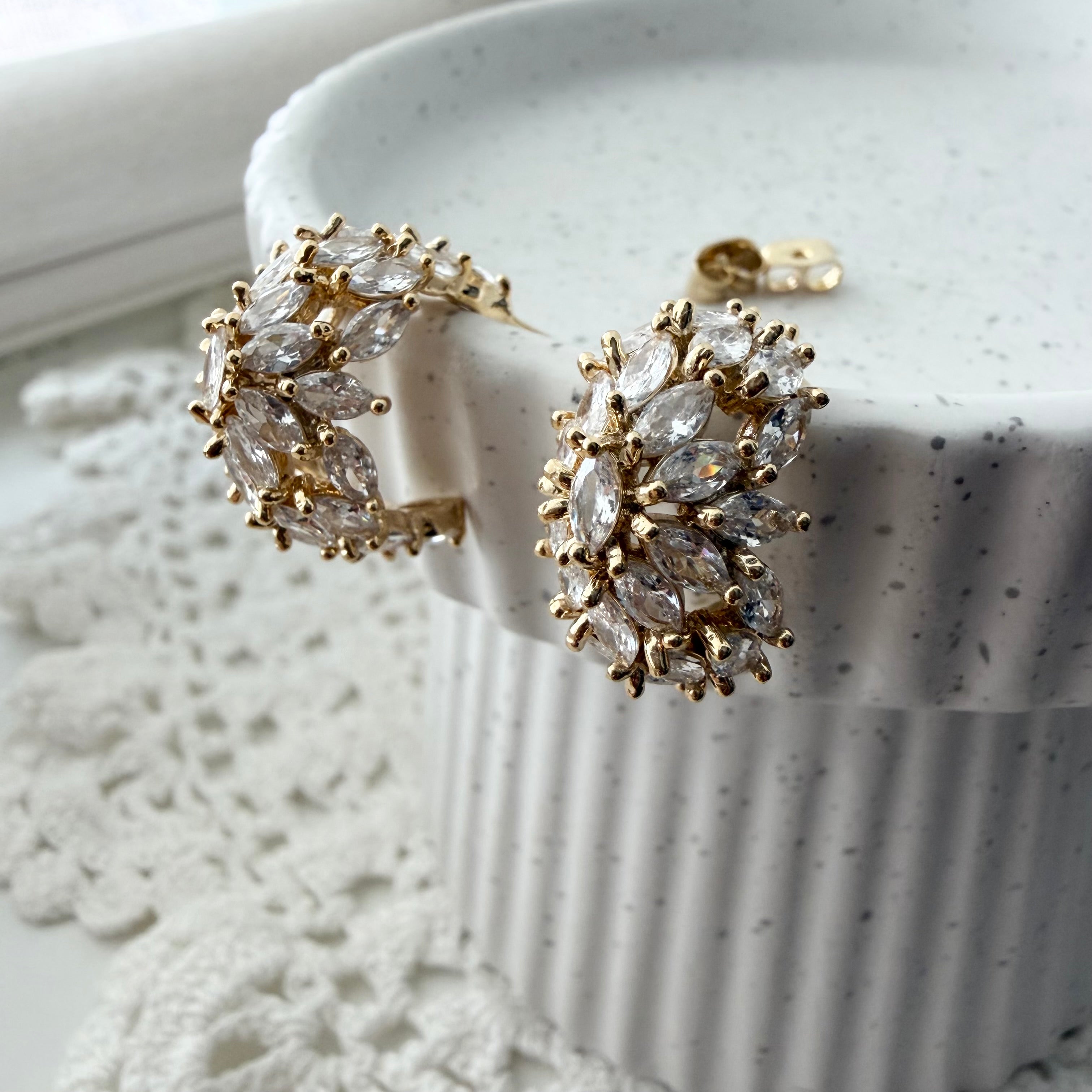 Mandala Hoop Earrings