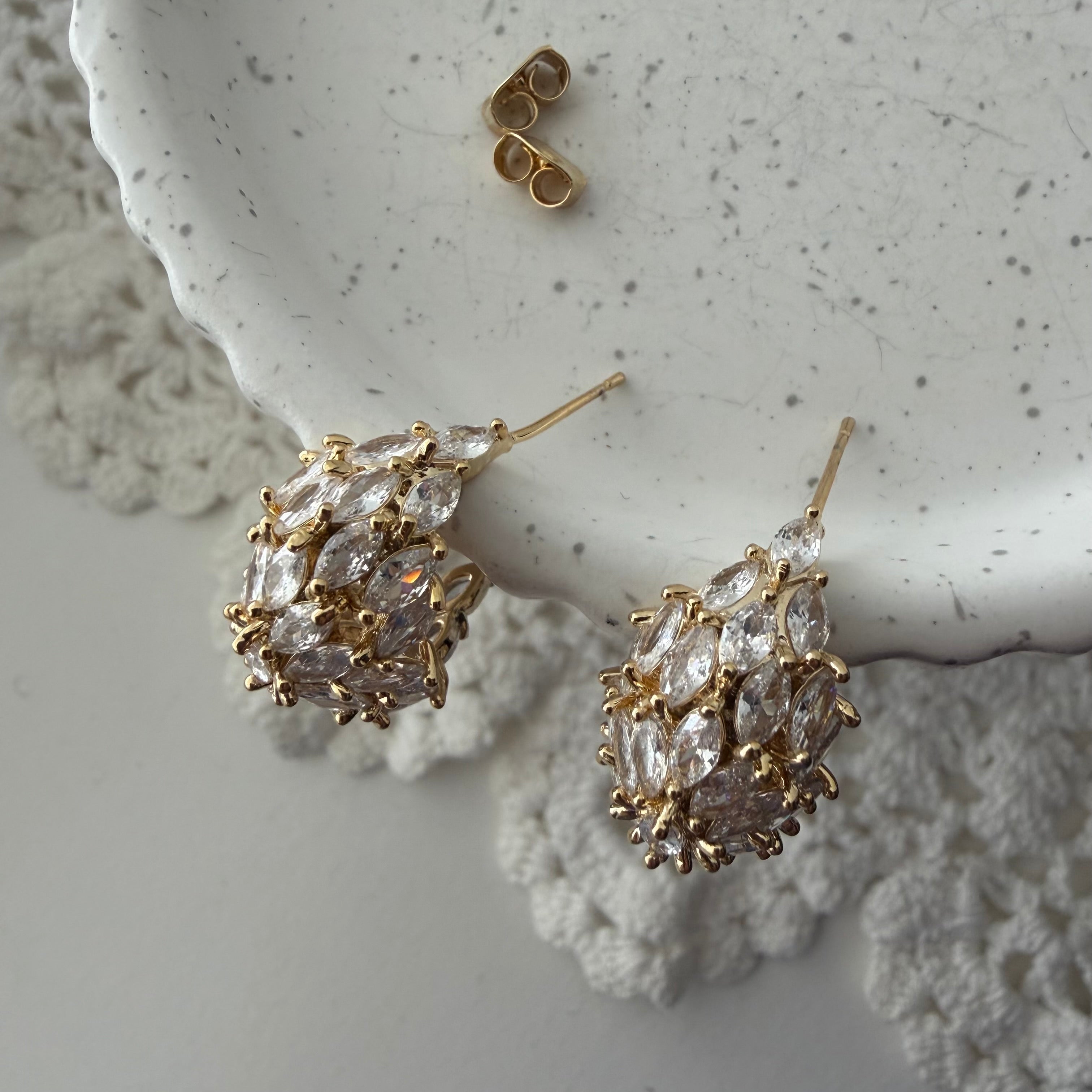 Mandala Hoop Earrings