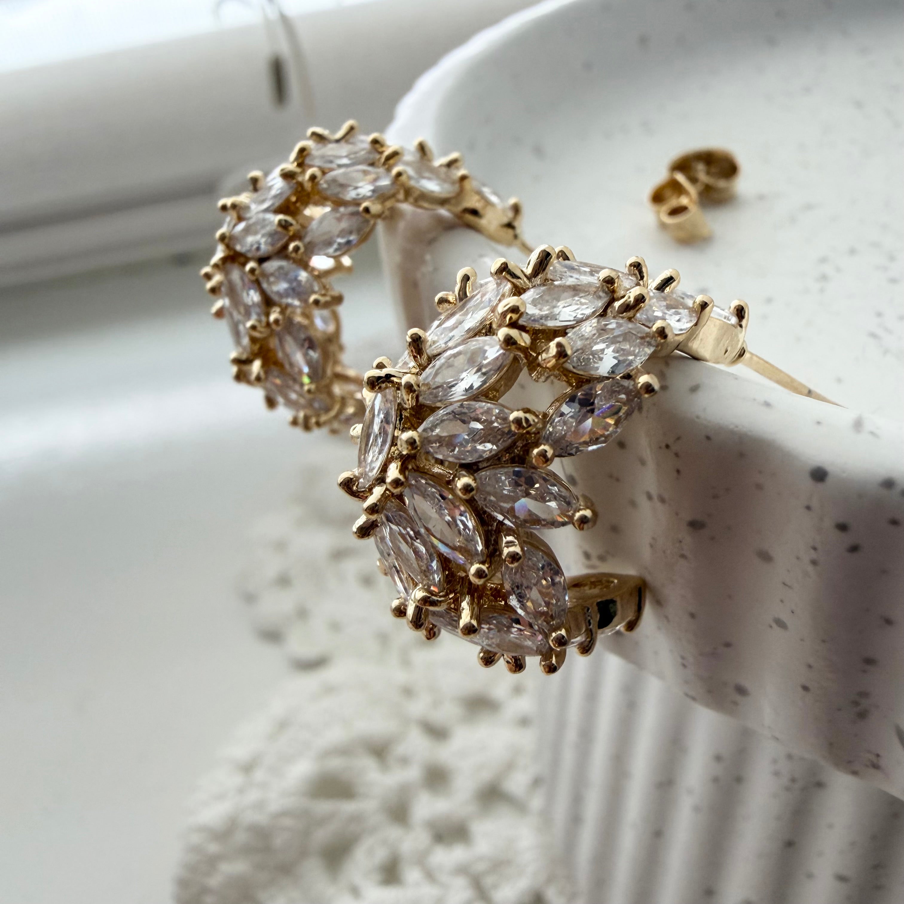 Mandala Hoop Earrings