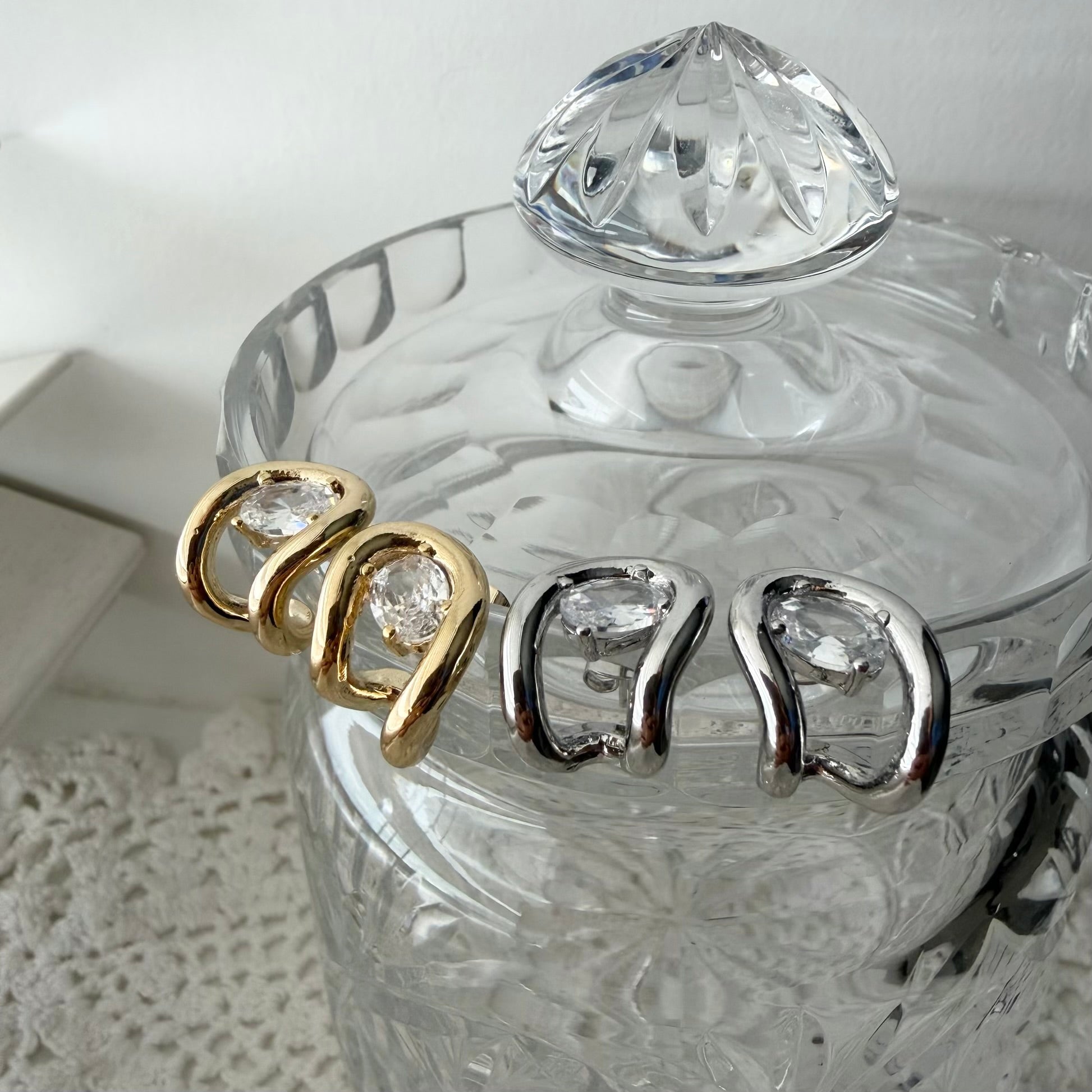 Stuck On You Saddle Earrings