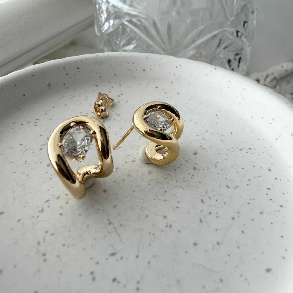 Stuck On You Saddle Earrings