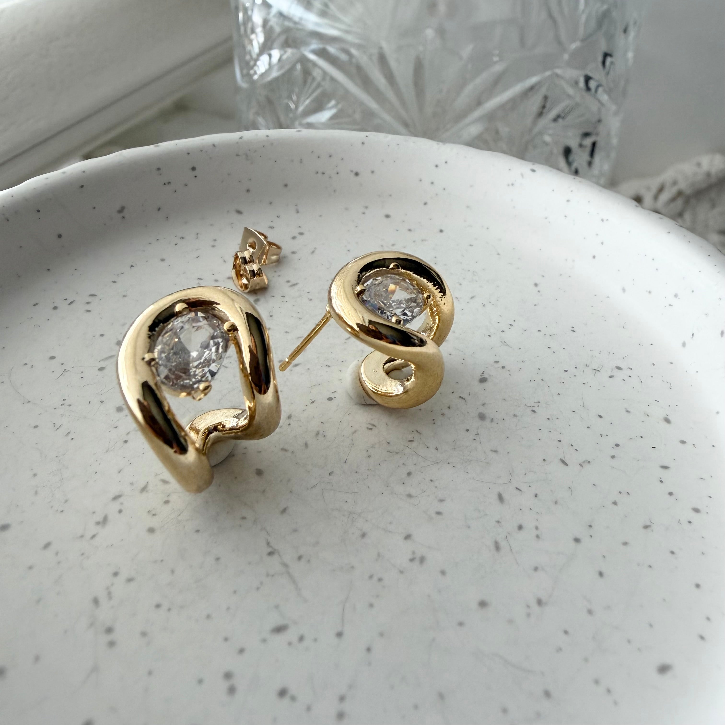 Stuck On You Saddle Earrings