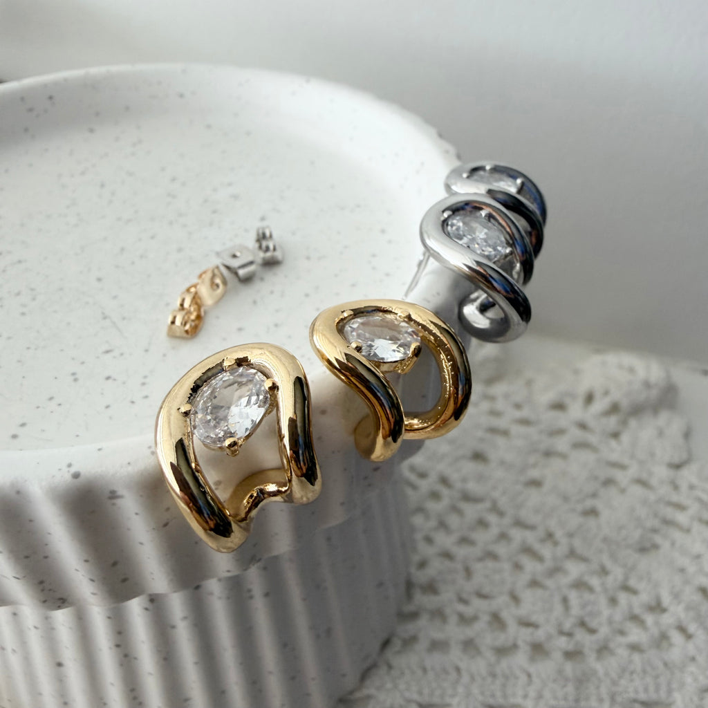 Stuck On You Saddle Earrings