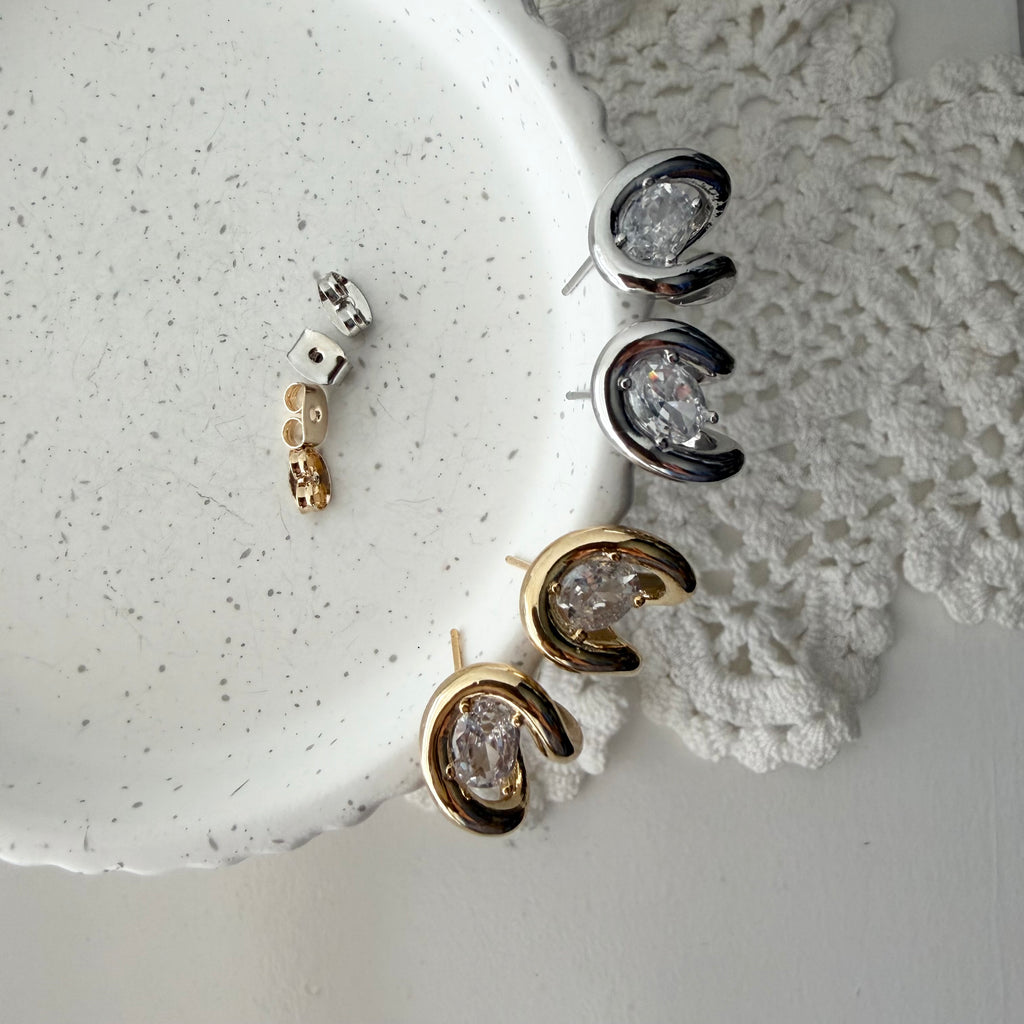 Stuck On You Saddle Earrings