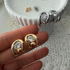 Stuck On You Saddle Earrings