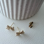 Sparkling Bow Earrings