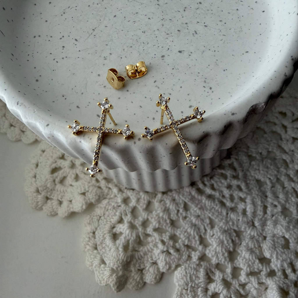 Queen's Cross Earrings
