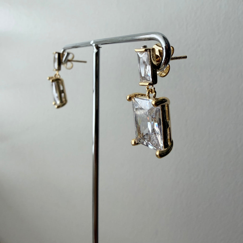 Rectangle Dangle Earrings