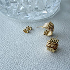 Hot Cross Hoop Earrings