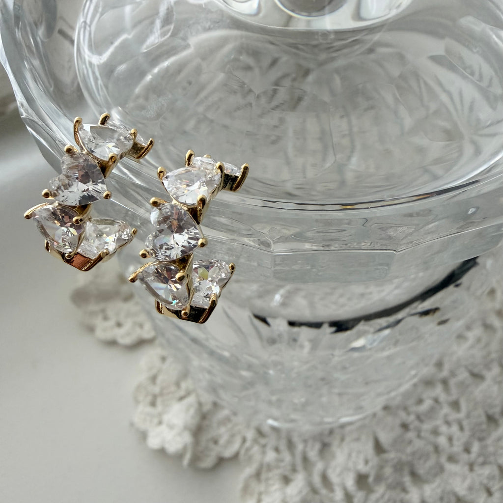 Everlasting Heart Hoop Earrings