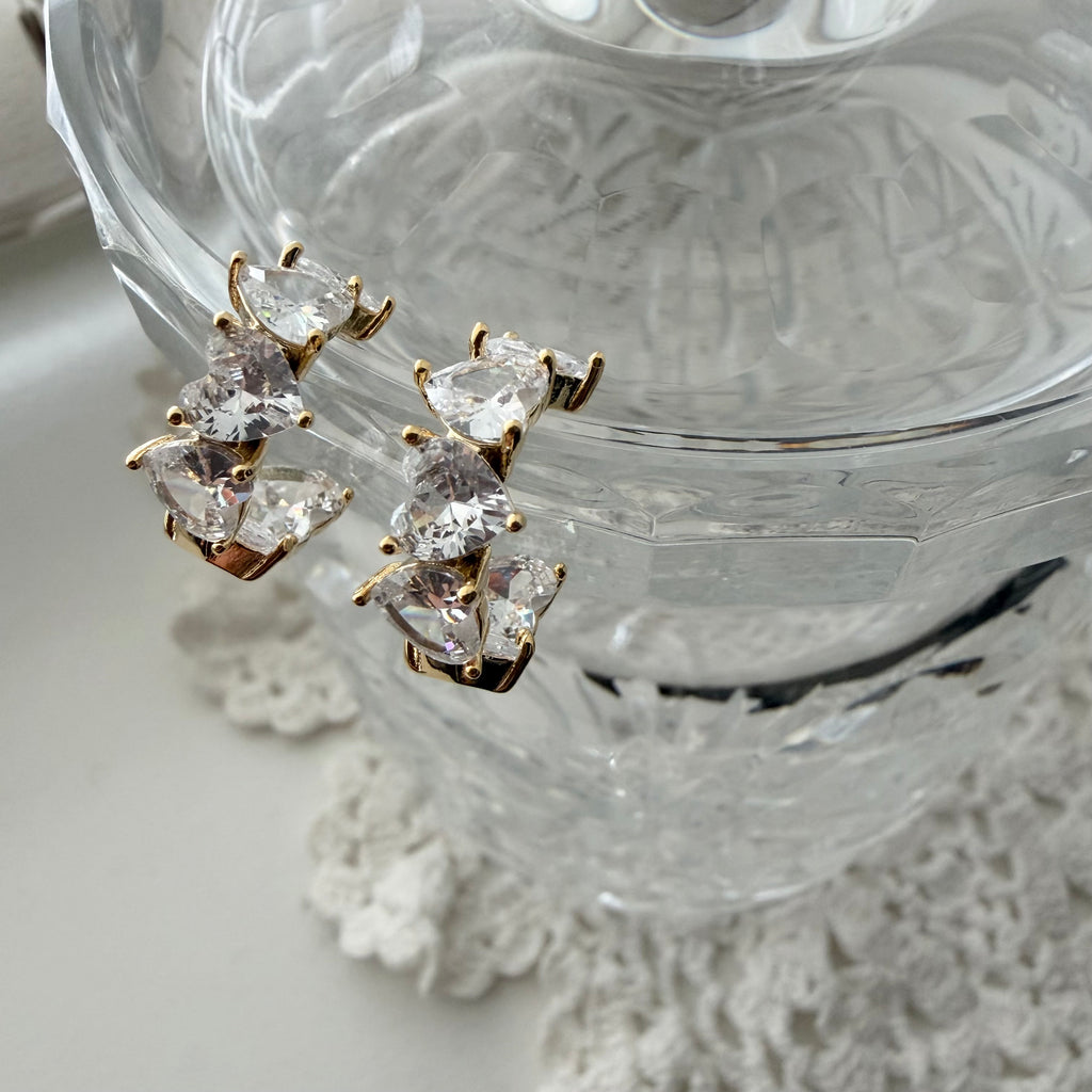 Everlasting Heart Hoop Earrings