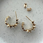 Everlasting Heart Hoop Earrings