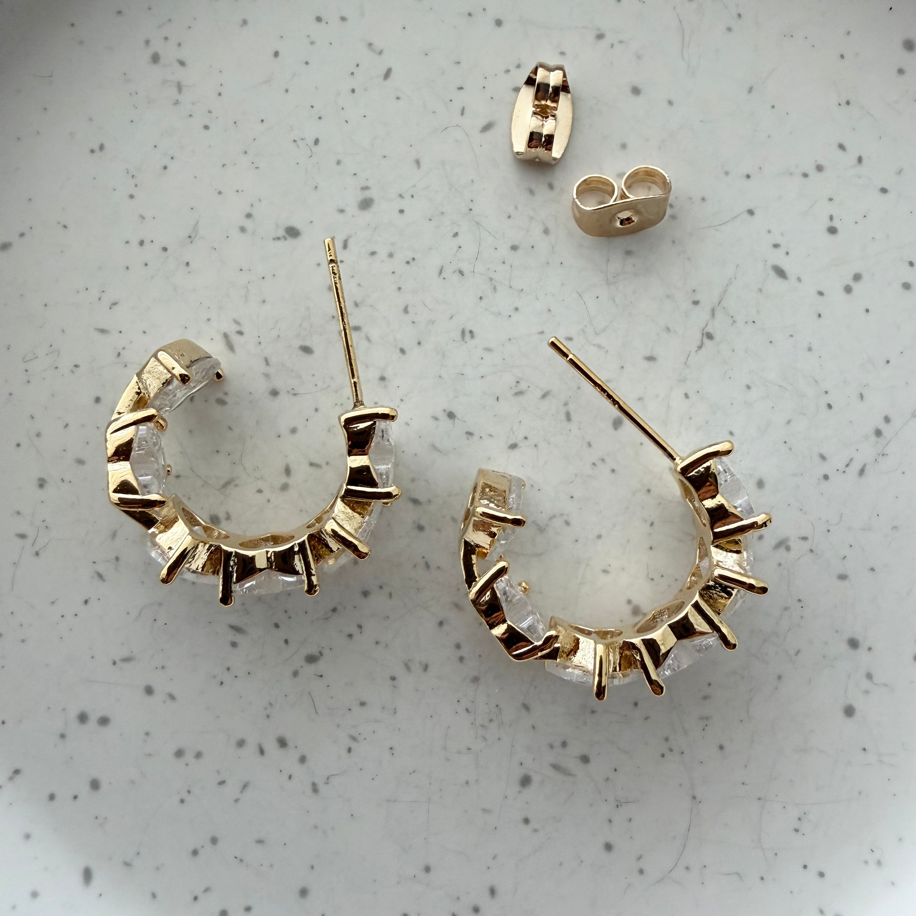 Everlasting Heart Hoop Earrings