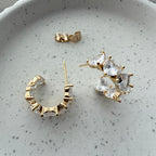 Everlasting Heart Hoop Earrings