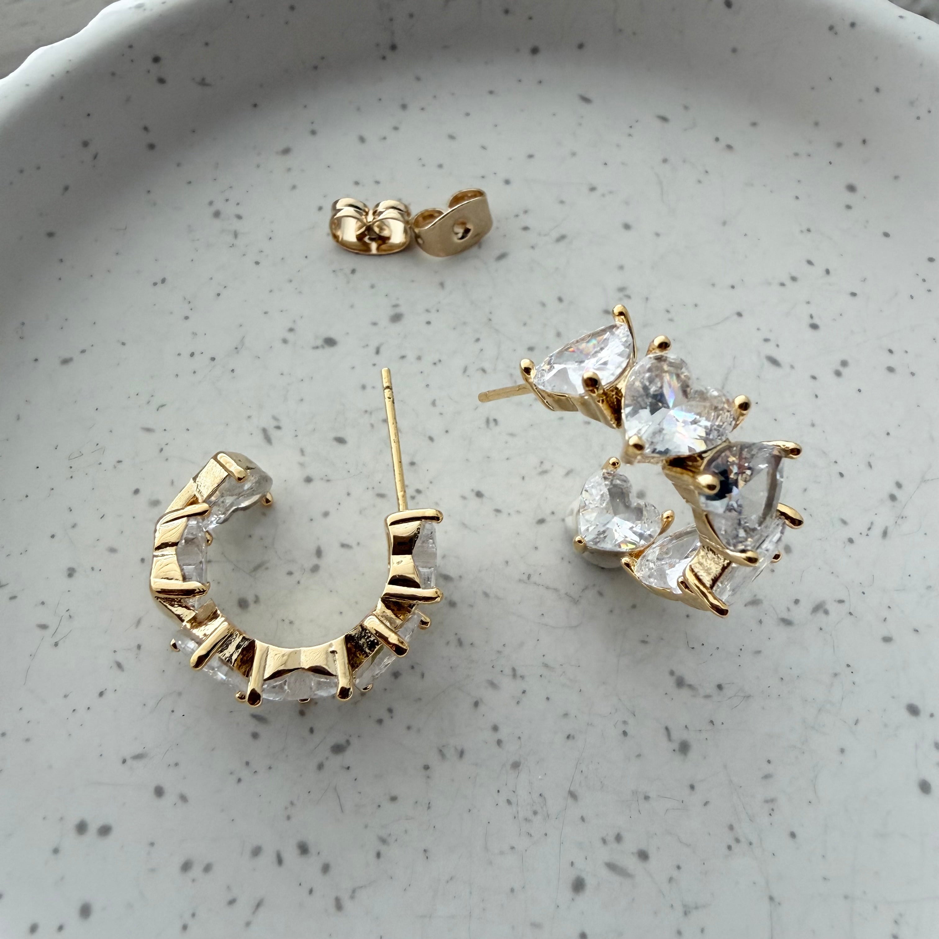 Everlasting Heart Hoop Earrings