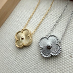 Fluted Clover Necklace