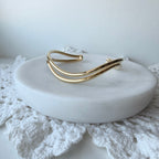 Double Wave Cuff Bracelet