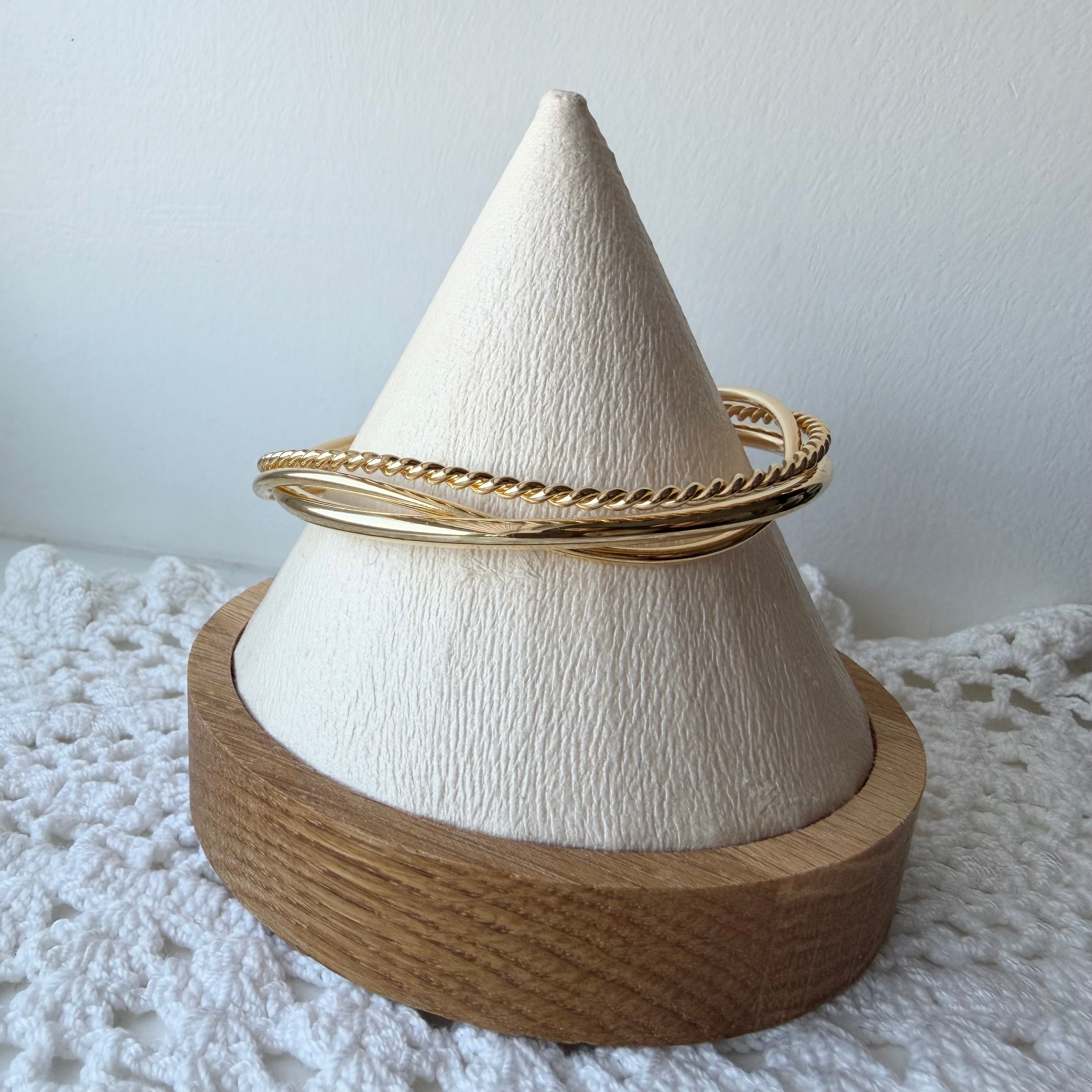 Criss Cross Braid Cuff Bracelet