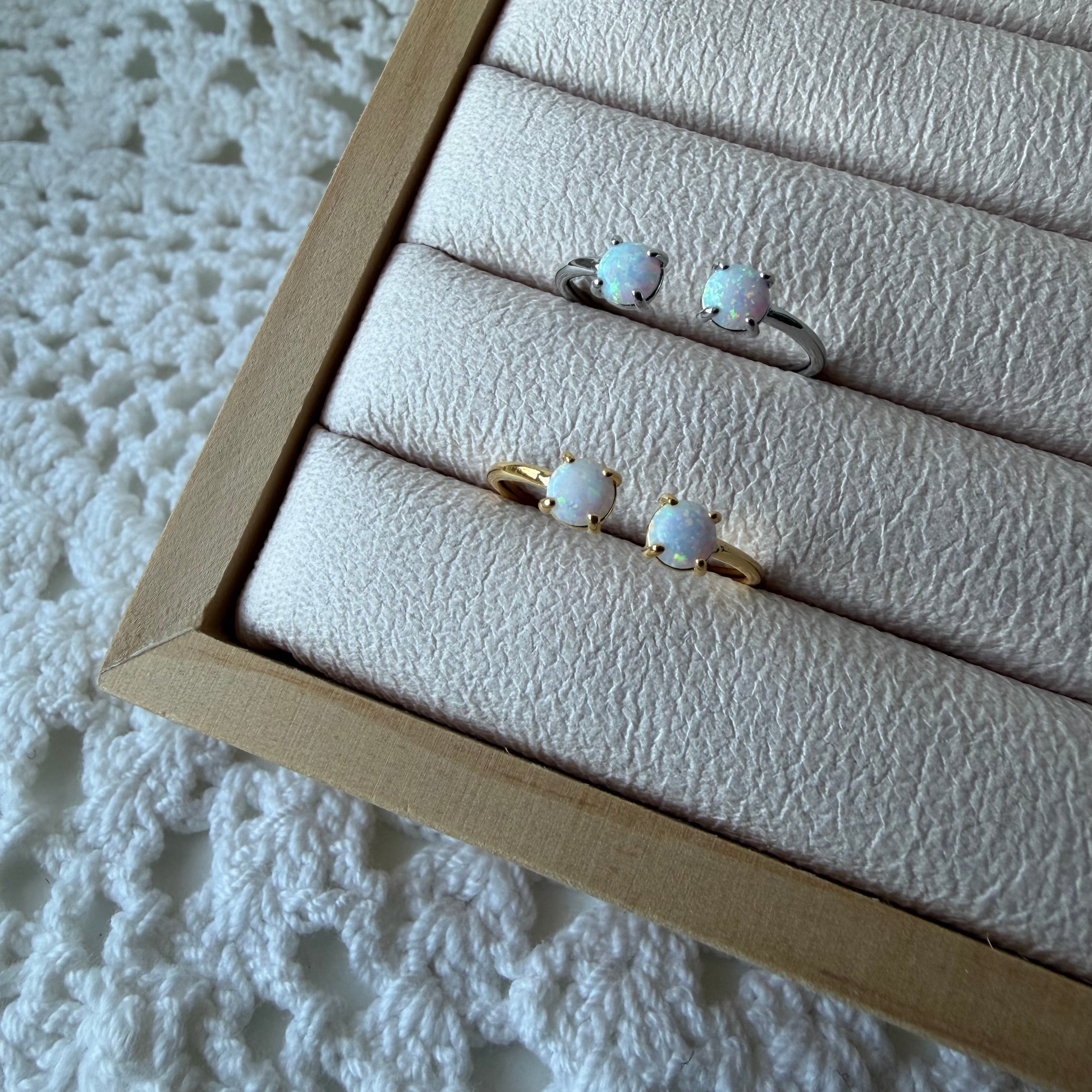 Opal Twin Ring