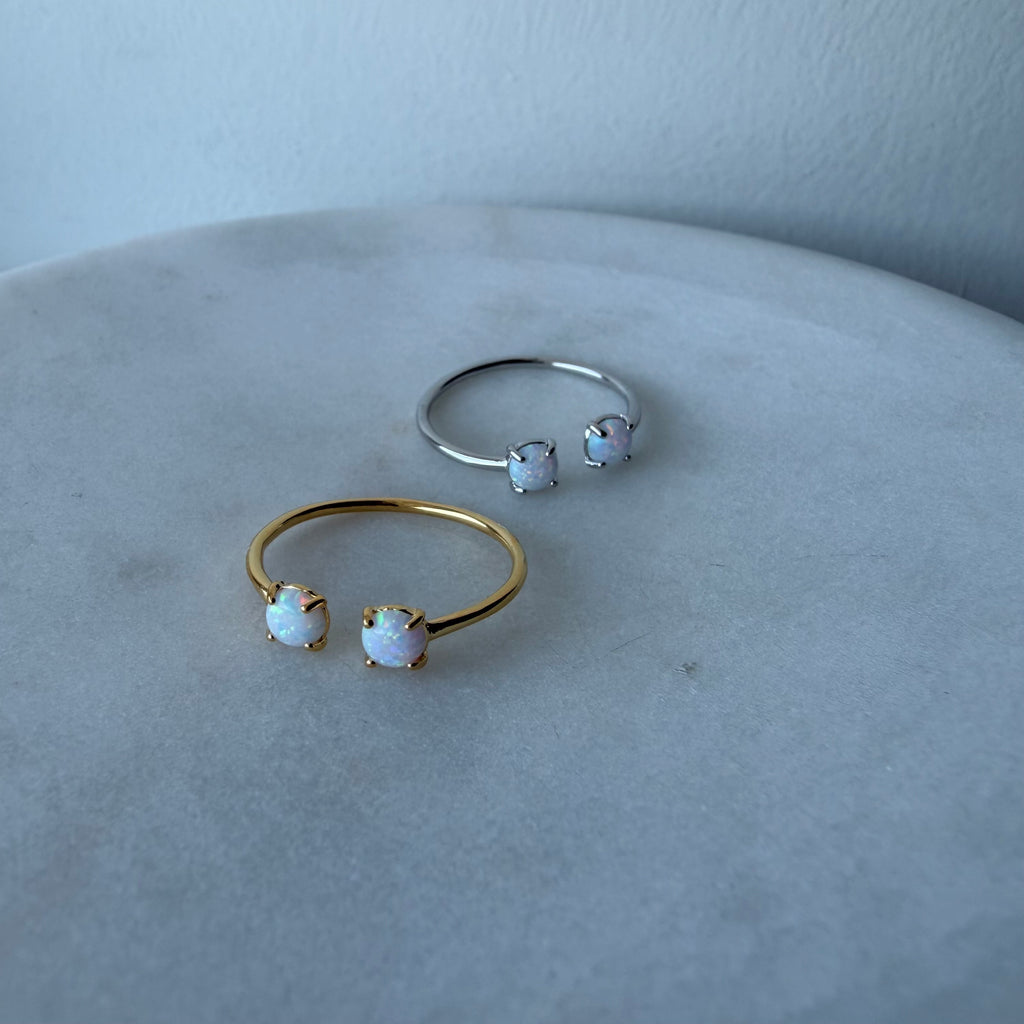 Opal Twin Ring