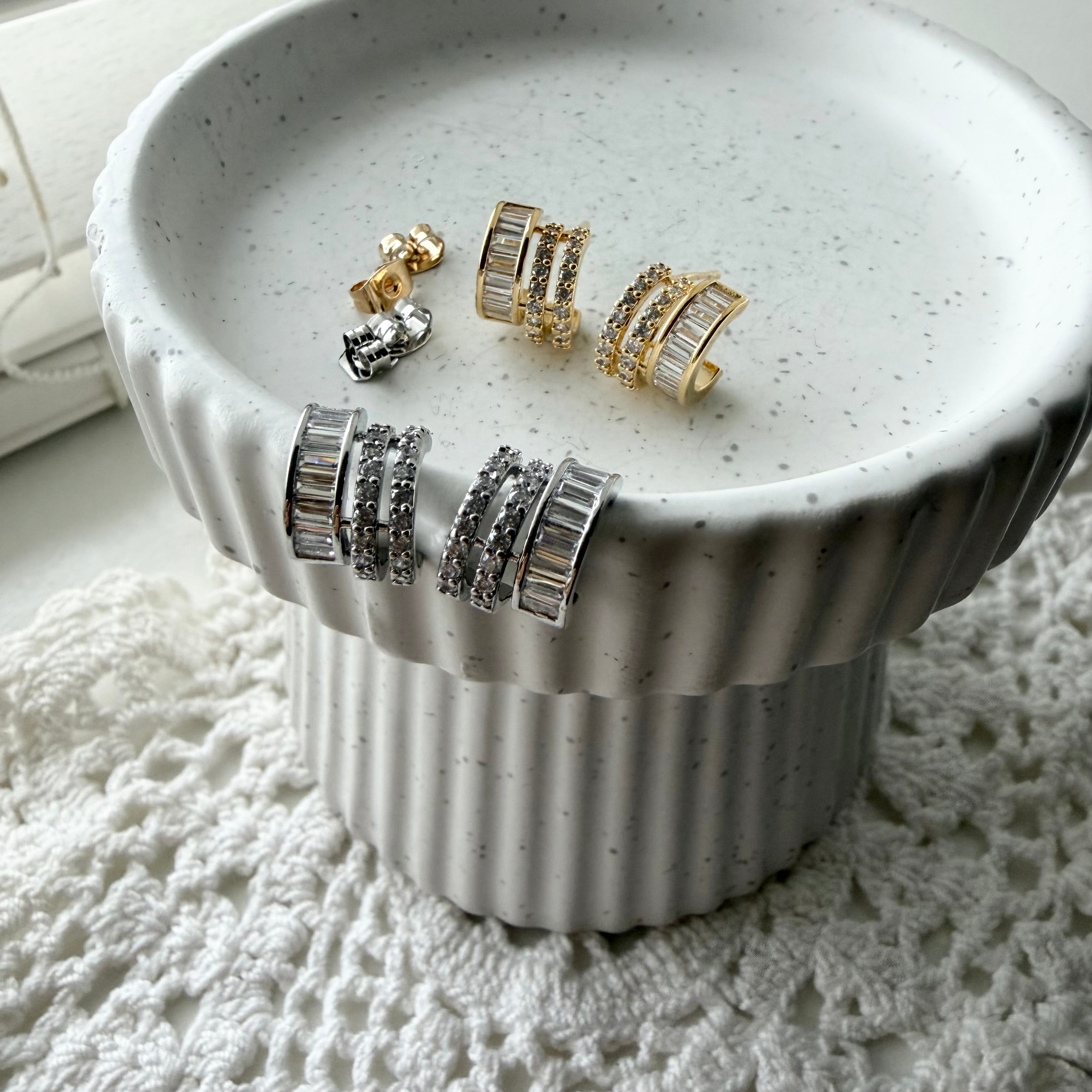 Party of Three Earrings