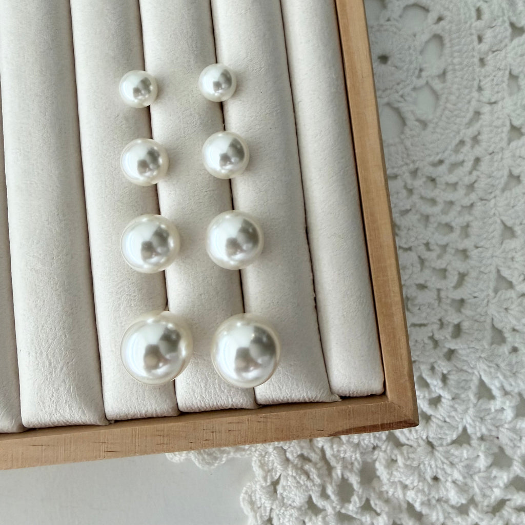 Pearl Stud Earrings