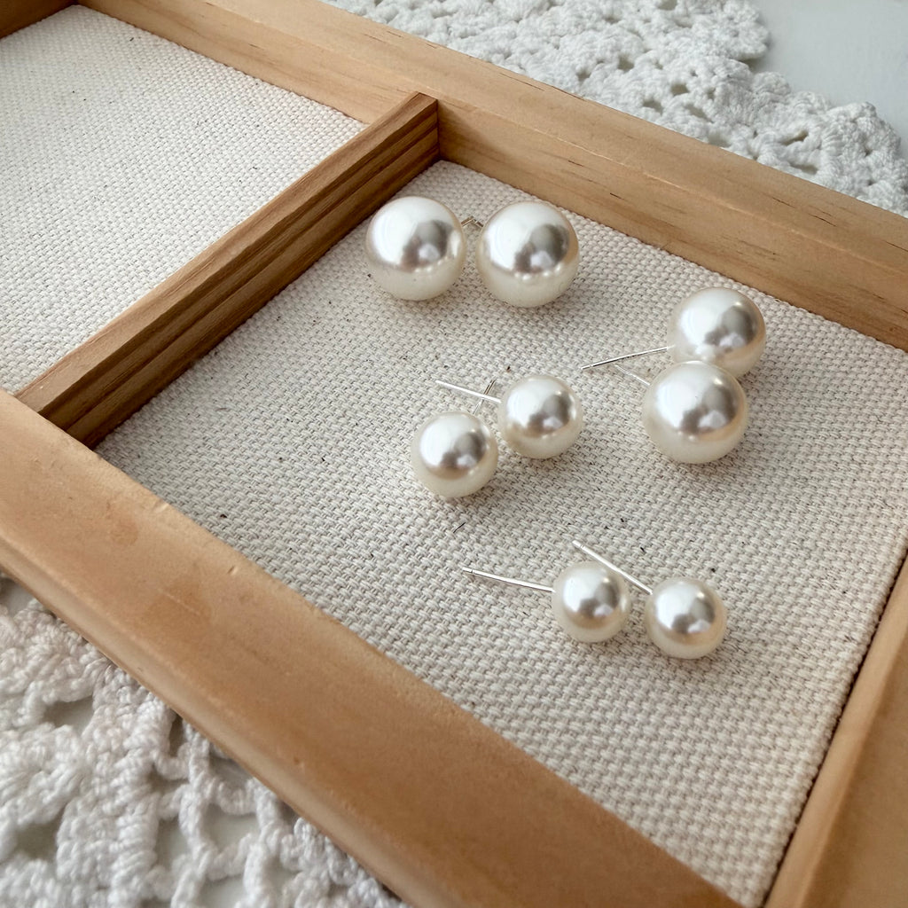 Pearl Stud Earrings
