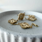 Fluted Clover Bracelet