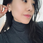 Clover Pearl Puff Earrings