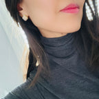 Clover Pearl Puff Earrings