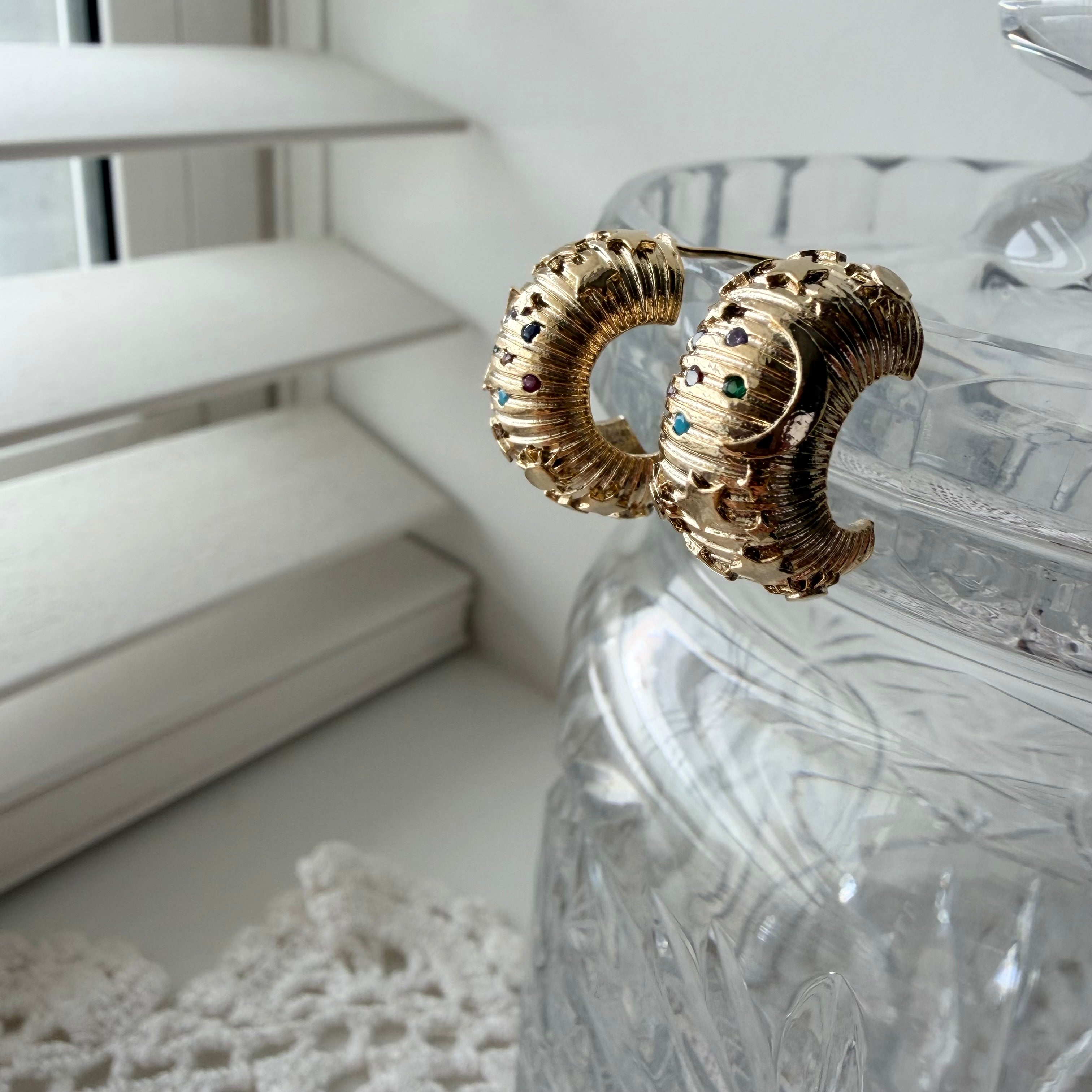 Stardust Hoop Earrings