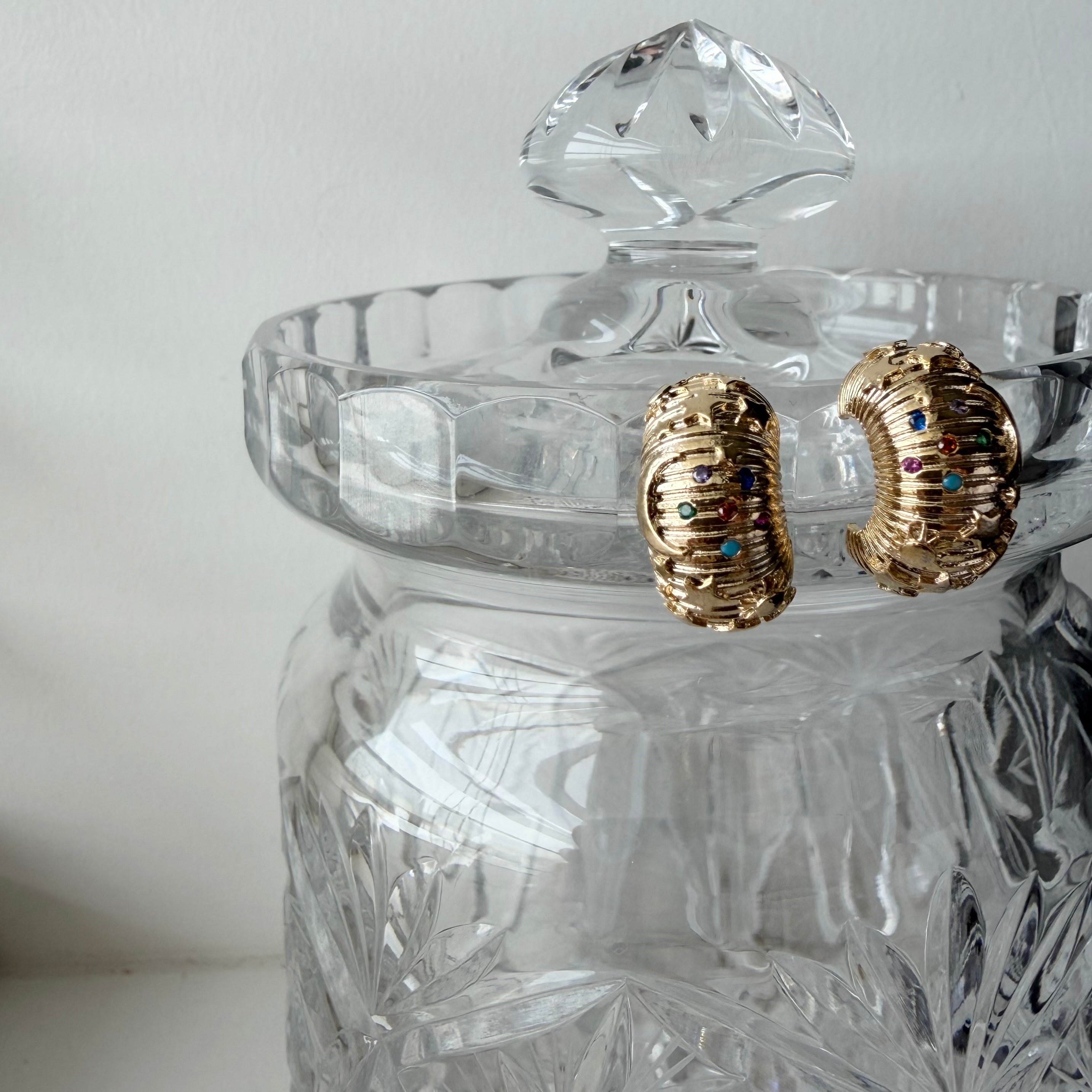 Stardust Hoop Earrings