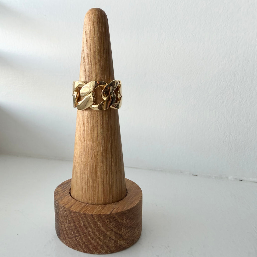 Chain Link Band Ring