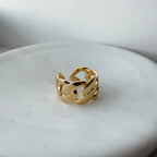 Chain Link Band Ring