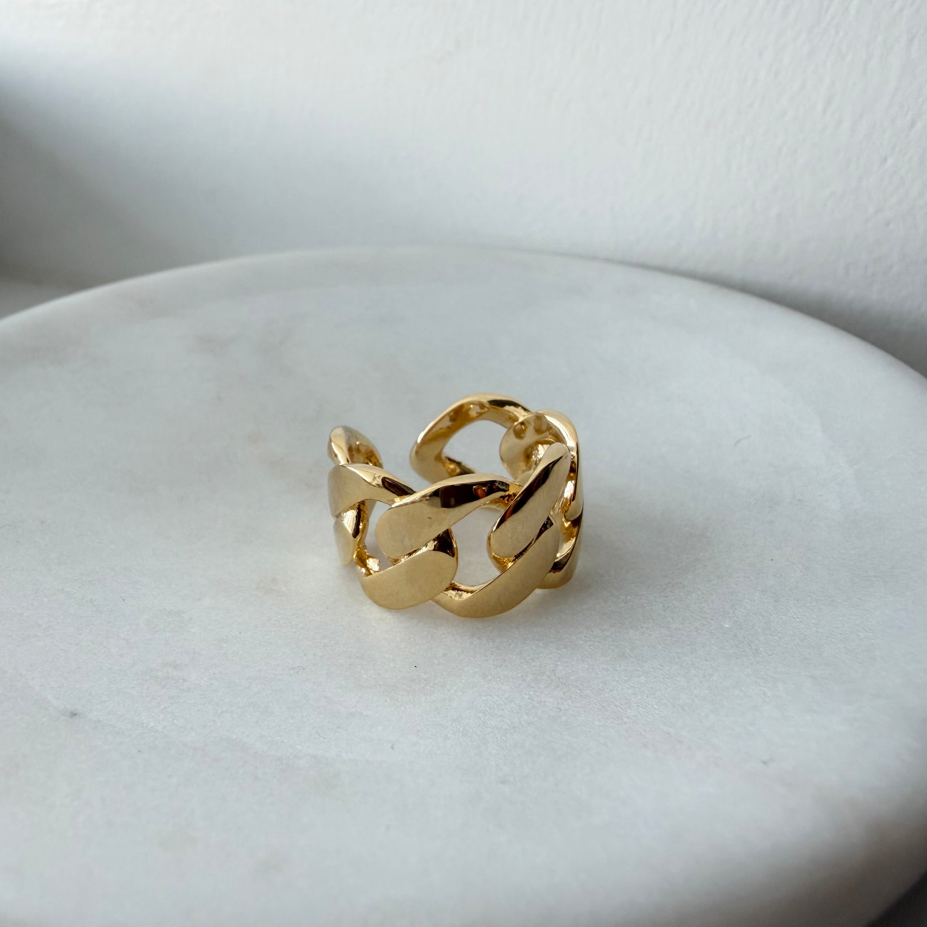 Chain Link Band Ring