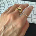 Chain Link Band Ring