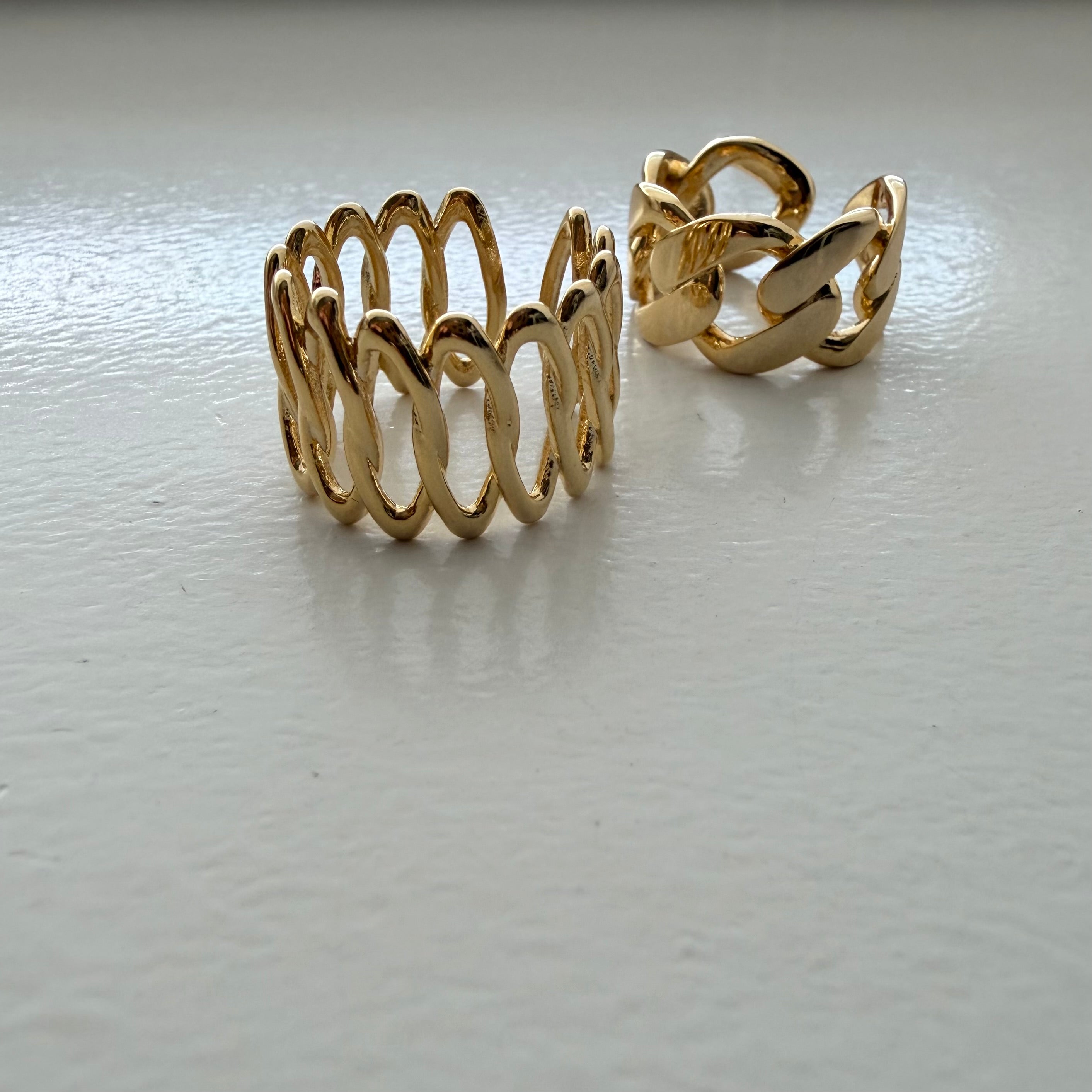 Chain Link Band Ring