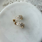 Flower Girl Hoop Earrings