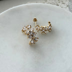 Flower Girl Hoop Earrings