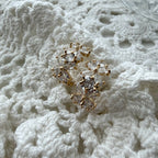 Flower Girl Hoop Earrings