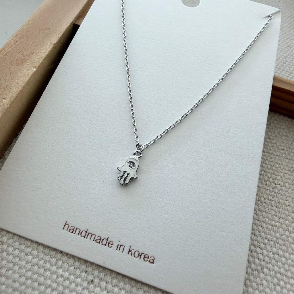 Hamsa Teeny Necklace